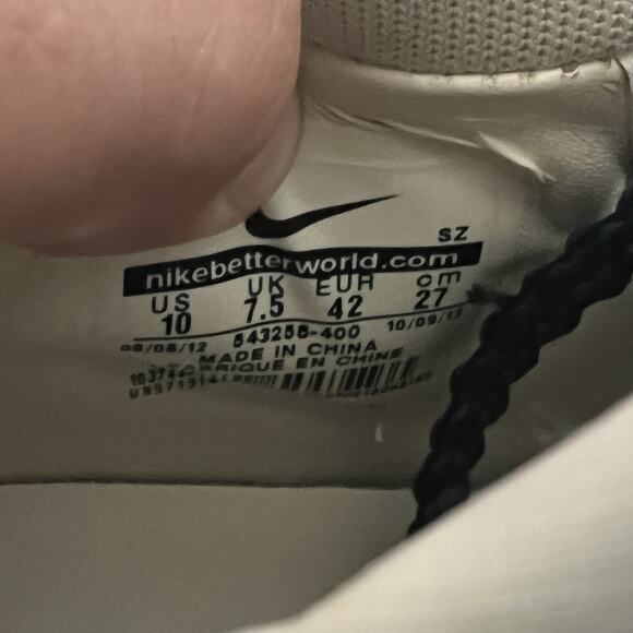 Nike Dunk Sky Hi Womens 10 Hidden Wedge Obsidian Gum Bottom Shoes 543258-400 - Picture 5 of 5